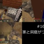 親子でマイクラやってみた　＃16 家と洞窟がつながった！　 Minecraft