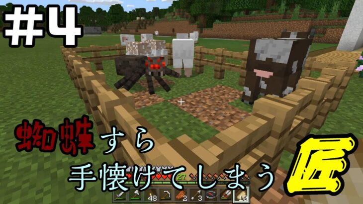 #4【家造り編】匠の家は雨漏り注意『Minecraft』