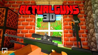 Actuall Guns 3d Op Mod Review Part-5 | Minecraft Mods Long Time