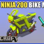 How to Download  Ninja 200 Bike Mod For Minecraft pe | Mods For Minecraft pe | Ninja 200 Bike Mod