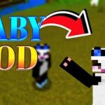 How to become a Baby in Minecraft |  Mod for MCPE/BE | Baby mod download | SpanicQuack