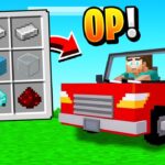 I Crafted An EPIC CAR For PAPYA In Minecraft !!