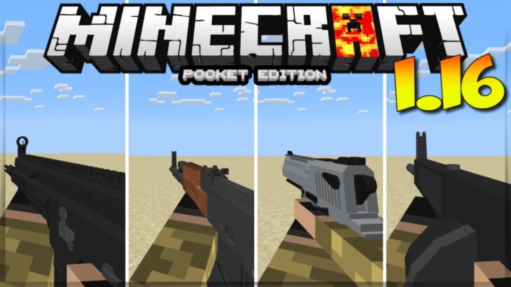 Mcpe 1 16 3d Guns Mod Addon Review Minecraft Pe 1 16 3d Guns Minecraft Pe Black Ops Mod Minecraft Summary マイクラ動画