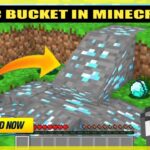 Magic bucket for Minecraft pocket edition | Magic bucket mod in Minecraft PE|Magic bucket