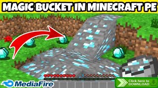 Magic bucket for Minecraft pocket edition | Magic bucket mod in Minecraft PE|Magic bucket|Roargaming