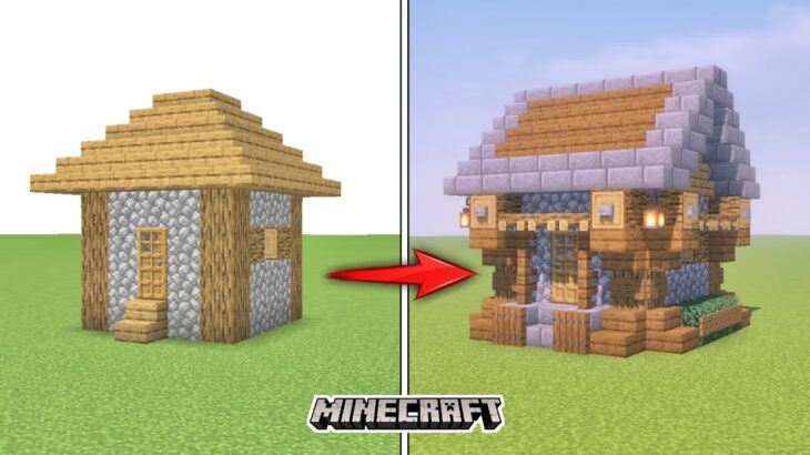 マイクラ これであなたも上級者 村にあるこの家をおしゃれにする方法 作り方 建築講座 いい家作ろうminecraft Minecraft Summary マイクラ動画