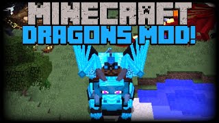 Minecraft – DRAGONS  MOD! [Tons Of New Tamable Dragons!] – Mod Showcase