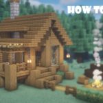 Minecraft | How to Build a Survival Starter House ! | 誰でもできる！木の家のつくりかた【Minecraft】
