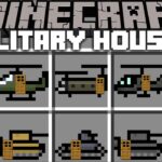 Minecraft INSTANT MILITARY HOUSE MOD / SPAWN ARMY STRUCTURES INSTANTLY !! Minecraft Mods
