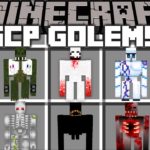 Minecraft SCP GOLEM MOD / FIGHT DANGEROUS SCP CREATURES FOR SURVIVAL !! Minecraft Mods