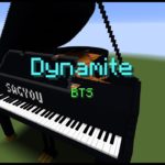 【Minecraft】「Dynamite / BTS」コマンド駆使してピアノ演奏