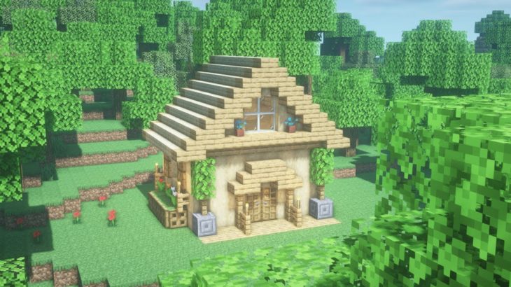 Minecraft マイクラ House Tutorial 家の作り方と建築アイディア 12 スターターハウス 小さい家 Minecraft Summary マイクラ動画