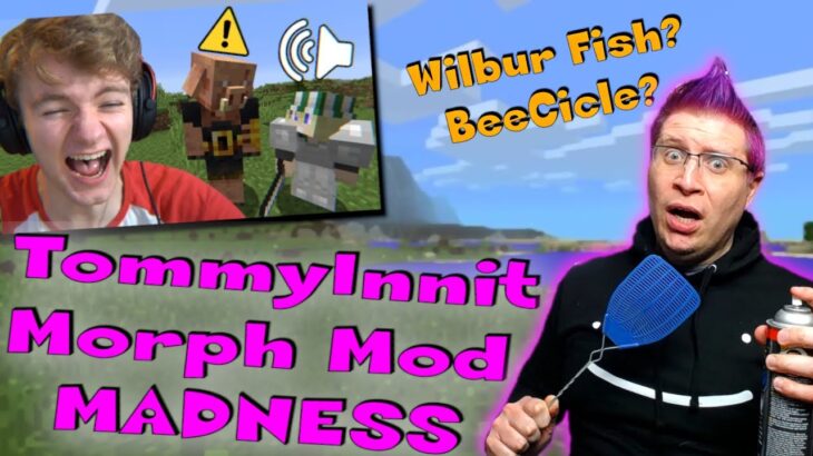 Minecraft's Morph Mod Is Very Funny [Reaction] – TommyInnit & Friends