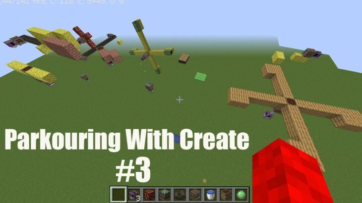 Parkouring With Create Mod In Minecraft #3