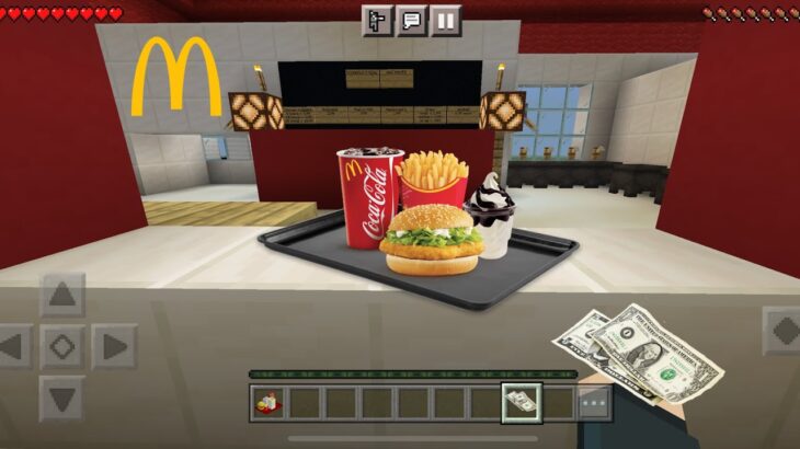 REAL LIFE McDonalds MOD in Minecraft PE