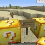 マインクラフトのラッキーブロックmodでのんびり遊ぶ