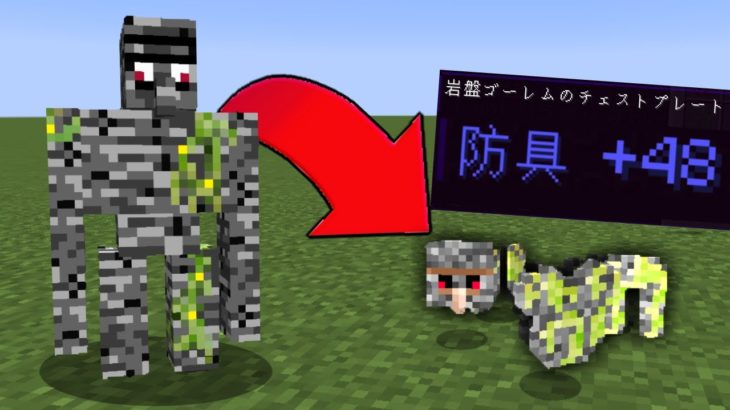 岩盤ゴーレムのアーマーってどんくらい強いの マイクラ Minecraft Summary マイクラ動画