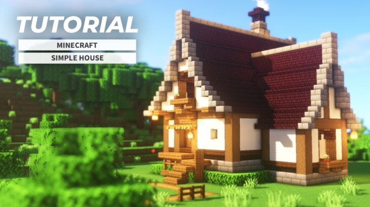 マインクラフト 簡単にできる家の作り方 洋風建築講座 Minecraft Summary マイクラ動画
