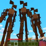 【マイクラ】サイレンヘッドが大量に襲ってくる世界【マインクラフト 】【まいくら】