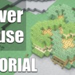 【マイクラ】サバイバル拠点の作り方！葉っぱを使ったかんたん建築！