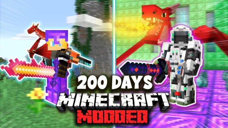 200 Days in Minecraft but there’s TONS OF MODS!!! *1.16.5*
