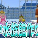 【みんなでマインクラフト】空中水族館作り始めました！ #50 【ポポのろクラフト】