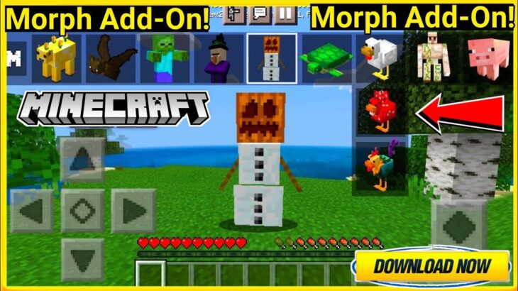 How To Download Morph Mod In Minecraft Pe | Download Morph Mod In Mcpe | #MorphMod | in Hindi | 2021