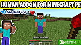 Human addon for Minecraft pocket edition | Humans in Minecraft PE | Human mod | Roargaming