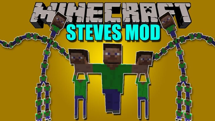 LOT MORE STEVES MOD – Los steves MAS RAROS!!!! de minecraft – Minecraft mod 1.16.5 Review ESPAÑOL