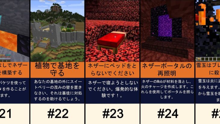 プロのMinecraftのヒント