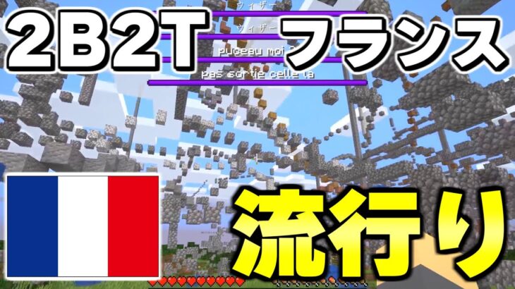 【マイクラ】２ｂ２ｔのフランス人サーバーがめっちゃ面白いんだがｗｗｗ【Minecraft】