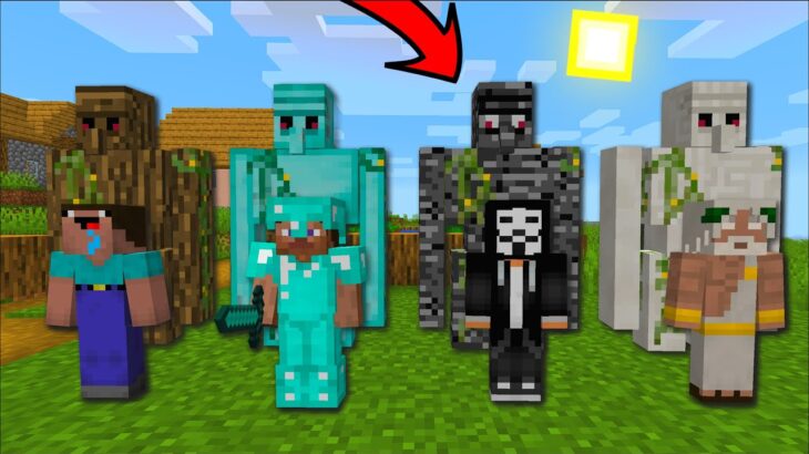 Minecraft BRAND *NEW* GOLEM GUARDIAND PROTECT VILLAGERS MOD / DON’T TOUCH THESE GOLEMS !! Minecraft