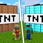 Minecraft DON’T BURN THE DIRT AND DIAMOND TNT HOUSE MOD / DON’T ENTER THE STRUCTURES !! Minecraft