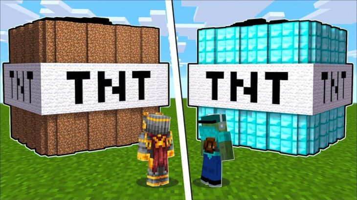 Minecraft DON’T BURN THE DIRT AND DIAMOND TNT HOUSE MOD / DON’T ENTER THE STRUCTURES !! Minecraft