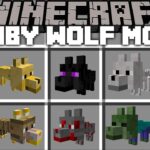Minecraft EXTREME BABY WOLF MOD / PLAY AND PET LODS OF BABY WOLVES !! Minecraft Mods