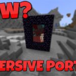 Minecraft Immersive Portals Mod Showcase