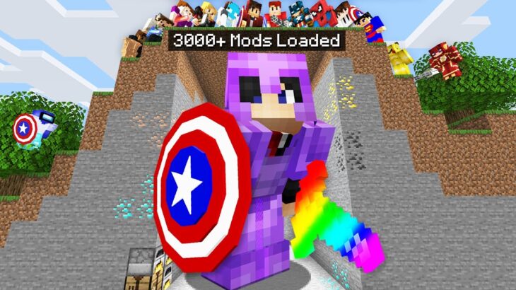 Minecraft Manhunt but i downloaded 3000+ mods..