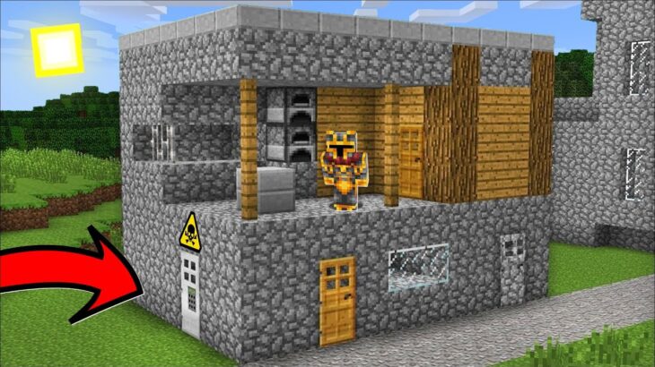 Minecraft VILLAGER HOUSE FOUND UNDERGROUND WITH HIDDEN DOORS MOD !! DON’T ENTER VILLAGE !! Minecraft