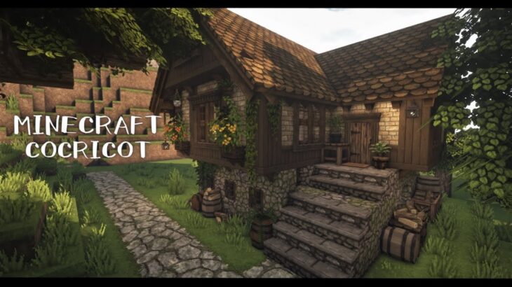 Minecraft Cocricot ファンタジーな小さな家を建築する ひっそりクラフト 6 Minecraft Summary マイクラ動画