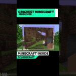 PLAYING MINECRAFT IN MINECRAFT??  (INSANE MINECRAFT MOD)