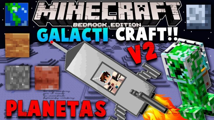 👉 Planetas y Jefes ► GALACTICRAFT MOD para Minecraft Pocket Edition [ Bedrock  ]
