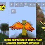 Review Mod Cosmetic Wings Pojav Launcher Minecraft indonesia