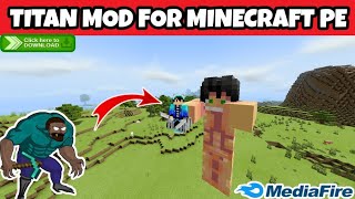Titan mod for Minecraft pocket edition | Attack on Titan mod for Minecraft pocketedition| Roargaming