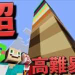 僕たちにアスレチックタワーをやらせてはいけない 【マインクラフト】