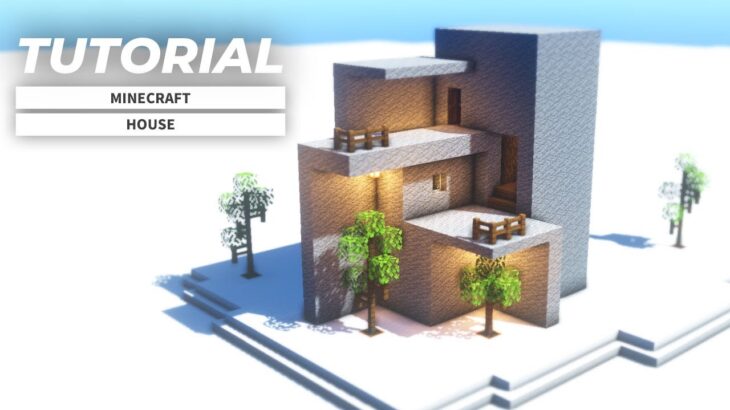 マインクラフト モダンな廃墟風の建物の作り方 建築講座 Minecraft Summary マイクラ動画