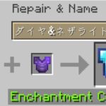 ダイヤ防具とネザライト防具を合体させた結果…【マイクラ】