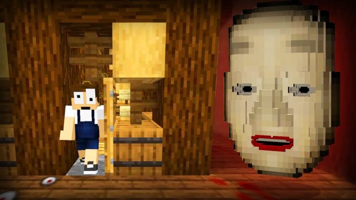 超怖い能面が襲ってくる館から生きて脱出しろ！【まいくら・マインクラフト】