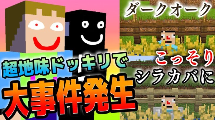 #8【マイクラ】柵の種類を変える地味ドッキリで超大事件発生！！【あくまで個人戦クラフトS6】