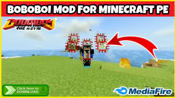 Boboiboy mod for Minecraft pocket edition | Boboiboy addon for Minecraft pocket edition | Roargaming