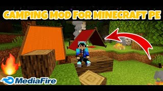 Camping mod for Minecraft pocket edition | Camp mod for Minecraft PE | Roargaming | Tent mod